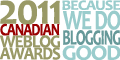2011 Canadian Weblog Awards